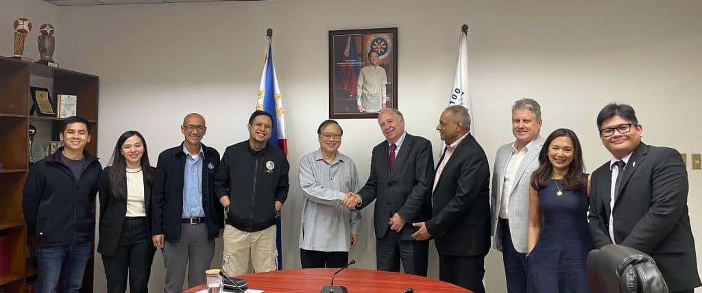 Department of Information and Communications Technology (DICT) Secretary Ivan Uy meets Intelsat officials in Manila
