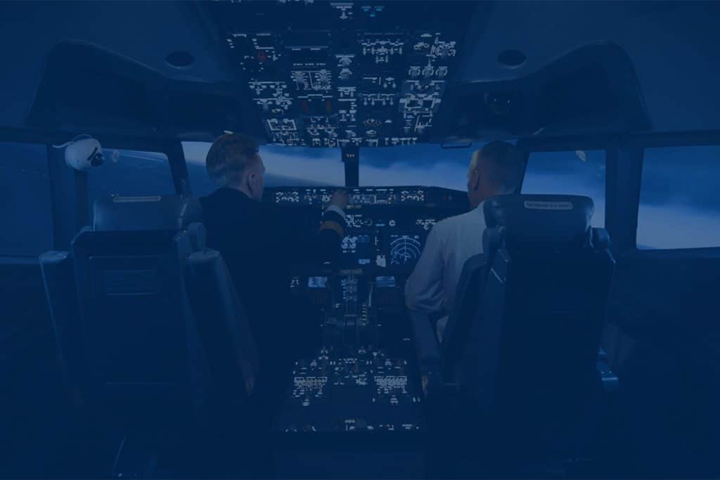 airline cockpit