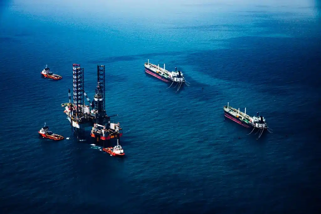 offshore rig and vessels